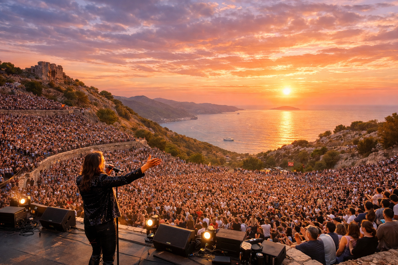 Acik hava konser alani