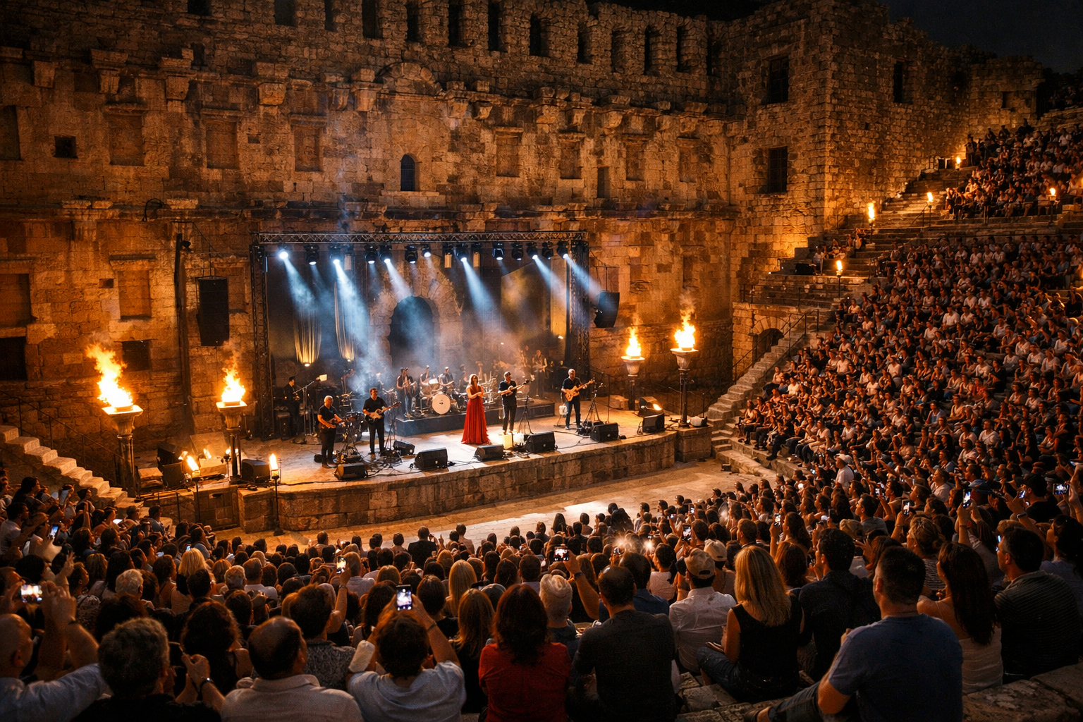 Antalya tarihi mekanlarda kültür etkinlikleri ve sahne deneyimi