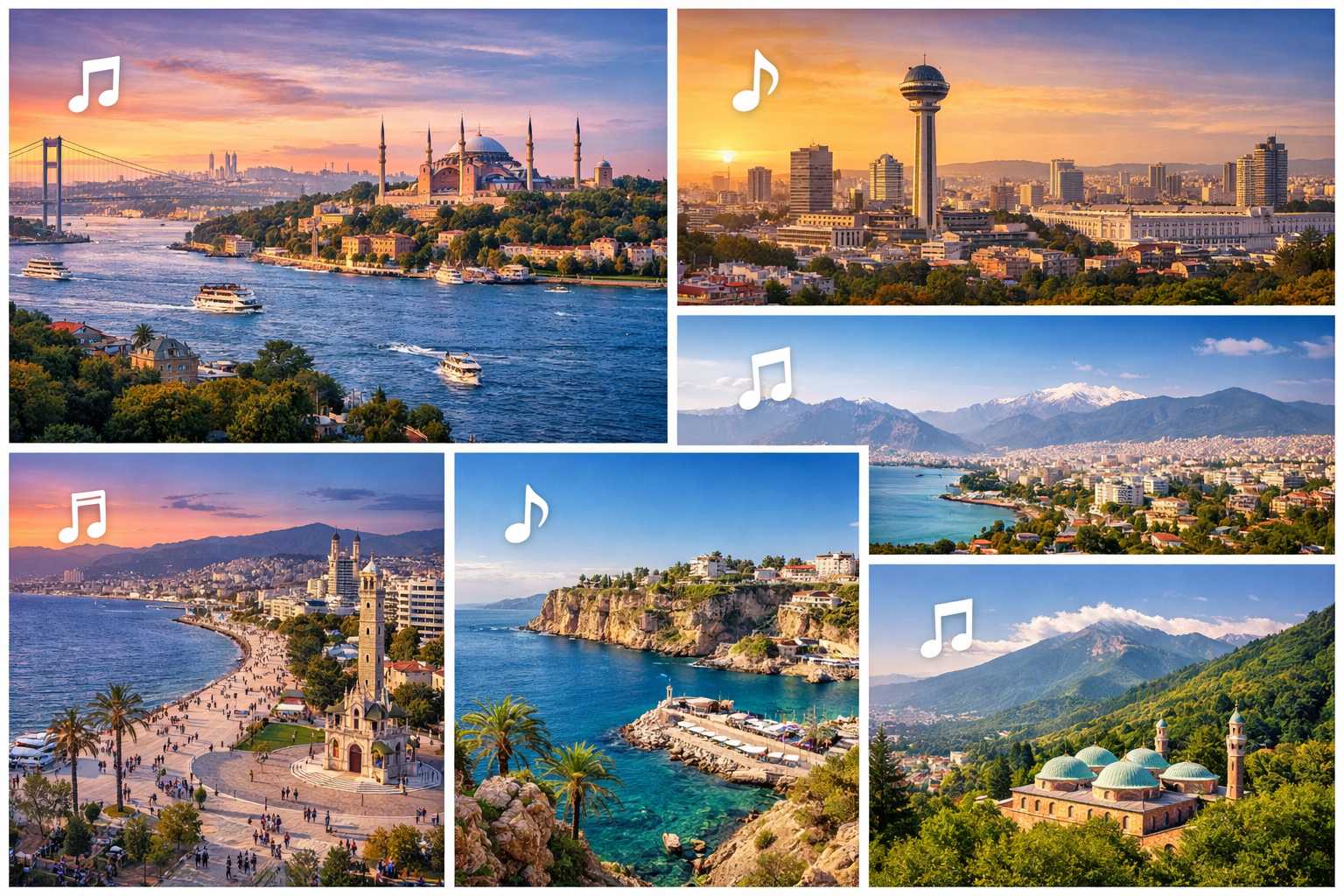 Türkiye'nin kültürel festival şehirleri ve canlı müzik atmosferi