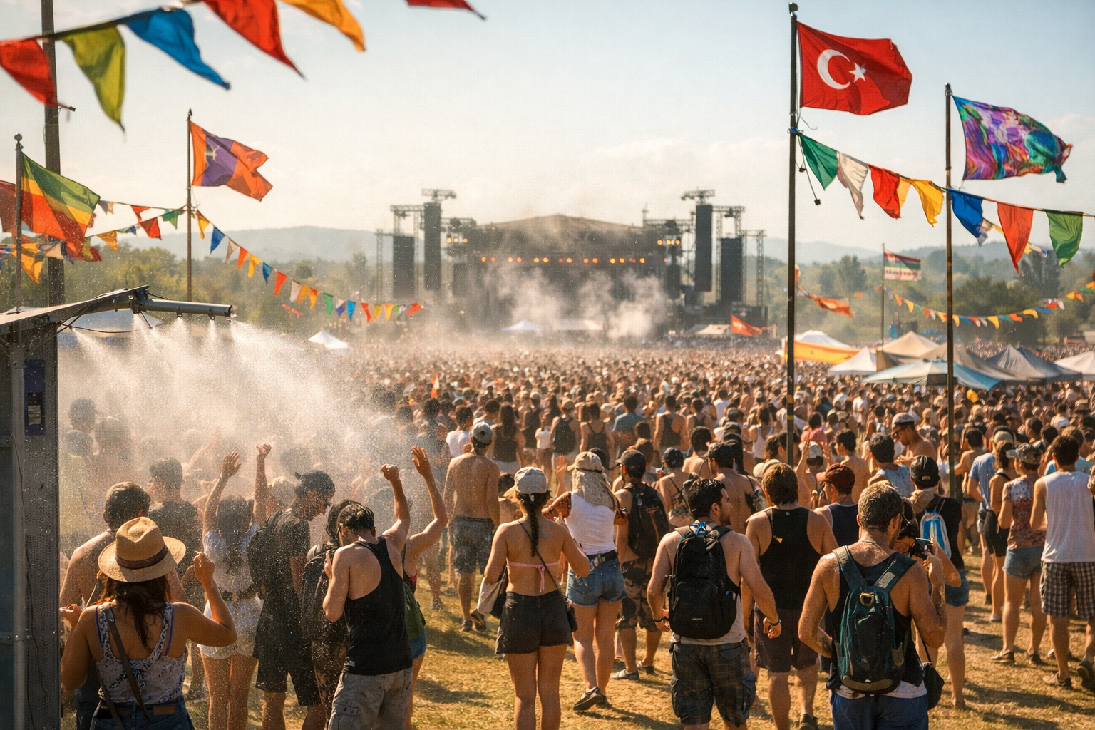 Yaz festivali atmosferi